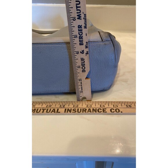 Kate Spade Bag Large Triple Compartment Gray Shoulder Purse Tote - Picture 8 of 12